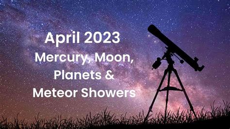 NASA’s Skywatching Events for April 2023: Get ready to see Mercury ...