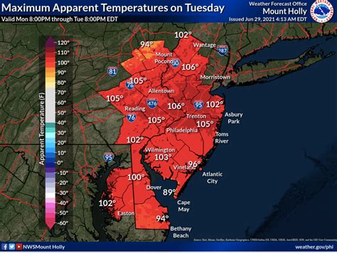 N.J. weather: Tuesday will be even hotter than Monday, forecasters say - nj.com