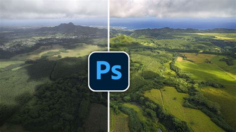 How to make Landscape photos look better, in depth Photoshop photo editing tutorial - PhotoshopCAFE