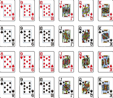 All 52 Playing/poker Cards Full Deck Hearts Spades Clubs - Etsy