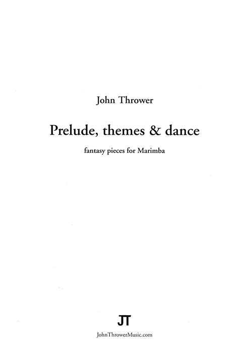 Prelude, themes & Dance by John Thrower