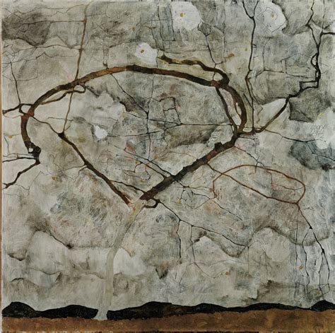 Egon Schiele, Autumn Tree in Stirred Air (Winter Tree), 1912 | Masterpieces of the Collection ...