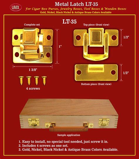 Semi Heavy Duty Low Profile Toolbox Latch: Square Toolbox Latch Locking Hardware.