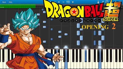 Dragon Ball Super: Opening 2 - PIANO - YouTube