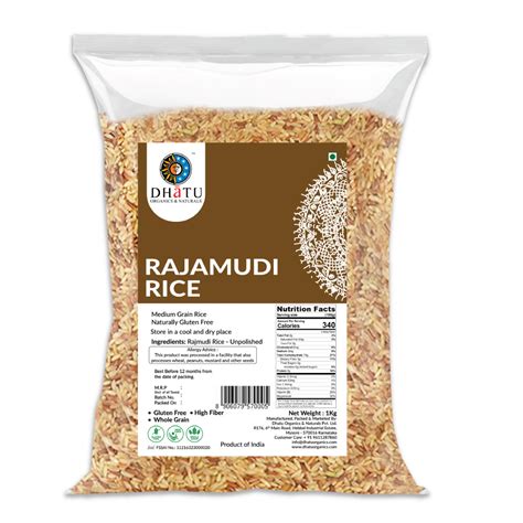 Rajamudi Rice 1kg » dhatuorganics.com