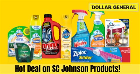 Awesome Deal on SC Johnson Products at Dollar General! - Julie's Freebies