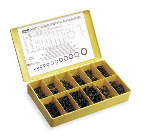 Viton O Ring Kit; Number of Pieces: 550 - Grainger