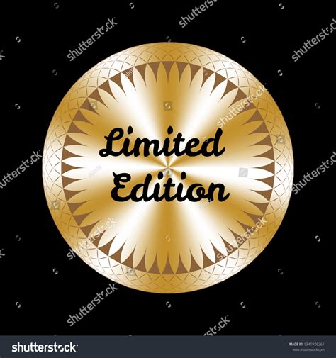 Limited Edition Round Hologram Realistic Sticker Stock Vector (Royalty Free) 1341926261 ...