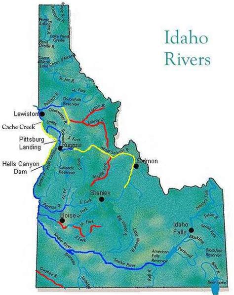 WWA Idaho Rivers Access Map