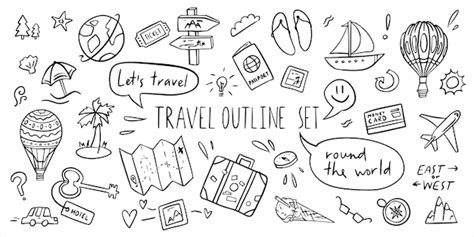 Travel Doodle Images - Free Download on Freepik