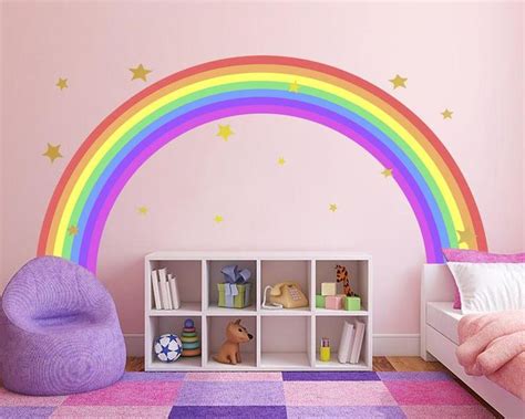 Rainbow Decal Nursery Decor Rainbow Wall Art Kids Room Decor | Etsy | Rainbow room kids, Rainbow ...