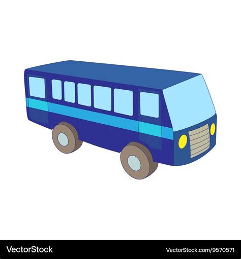 Blue Bus Clipart