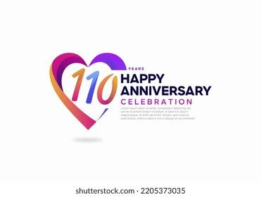 110 Years Anniversary Logo Icon Design Stock Vector (Royalty Free) 2205373035 | Shutterstock