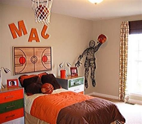 Simple Things to Consider For an Inspiring Basketball Themed Bedroom ...