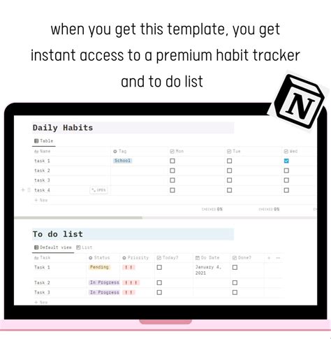 Notion Goals Template