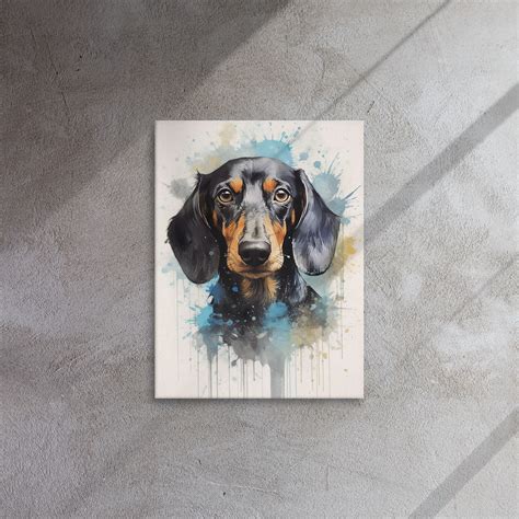 Dachshund on Canvas | DogDogDog