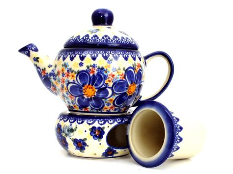 16 oz Teapot with Infuser & Warmer-Unikat - Color Palette Polish ...