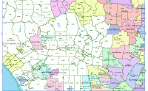 Printable Los Angeles Zip Code Map Zone Map – Bilarasa