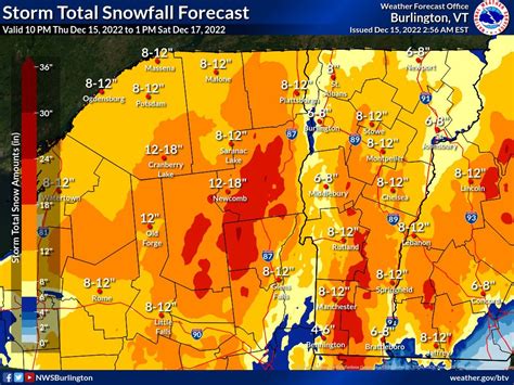 Deep, heavy snowfall expected tonight through Saturday - Vermont Daily ...