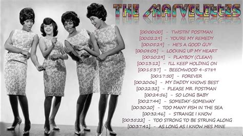 Best Songs of The Marvelettes - The Marvelettes Greatest Hits Full ...