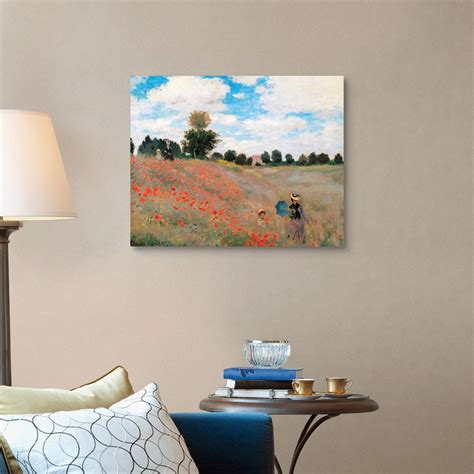 Poppy Field, by Claude Monet, 1873. Musee d'Orsay, Paris, France Wall Art, Canvas Prints, Framed ...