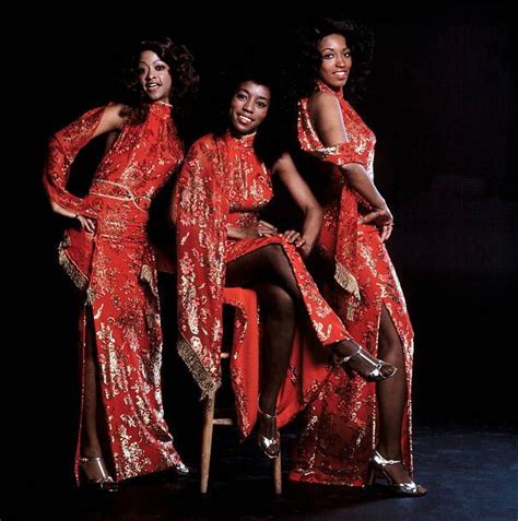 American soul and disco vocal group, The Three Degrees, London, 20th... | Fashion 1970s, Soul ...