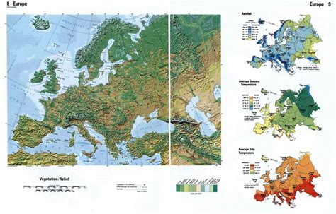 Large relief map of Europe | Europe | Mapsland | Maps of the World