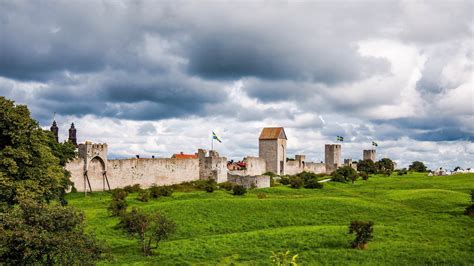 The city wall of Visby, Sweden : europe