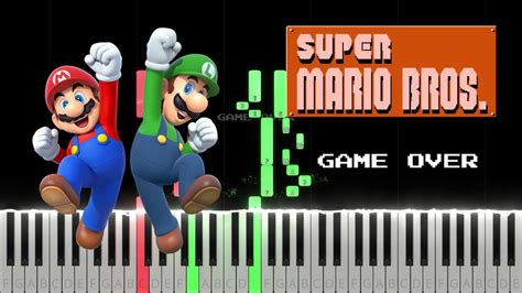 Super Mario Bros. - Game Over Theme (Piano Tutorial by Javin Tham) - YouTube