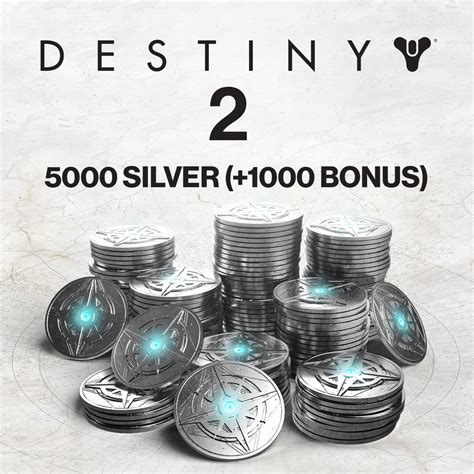 5000 (+1000 extra) Destiny 2 Silver