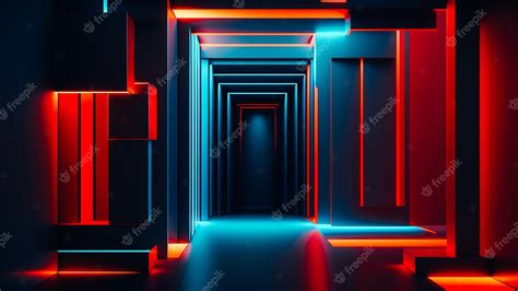 Premium Photo | Futuristic sci fi abstract background