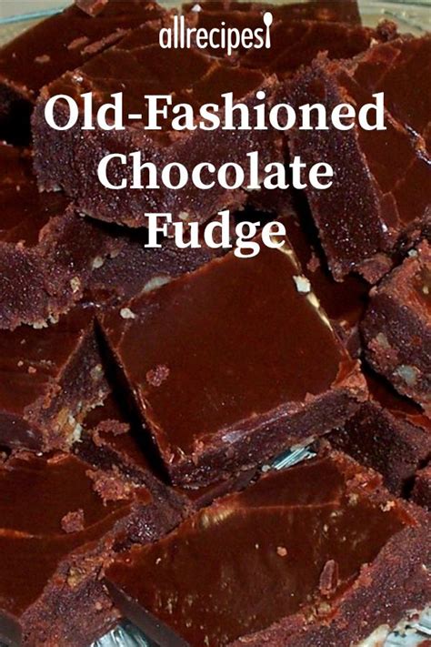 Old-Fashioned Chocolate Fudge | Recipe | Fudge recipes, Homemade fudge recipes, Homemade fudge