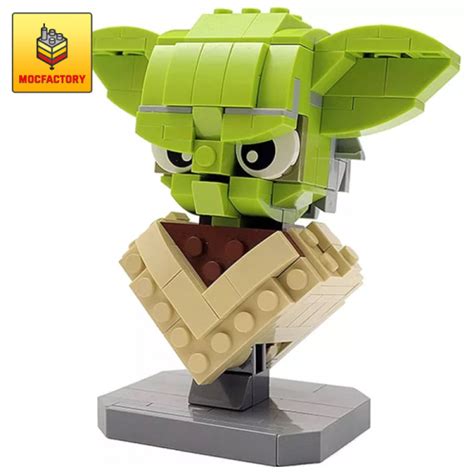 MOC-12874 Custom LEGO Yoda Bust MOC Star Wars by buildbetterbricks MOC ...