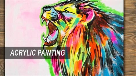 Roaring Lioness Painting