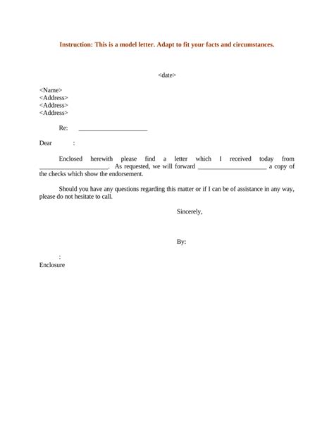 letter correspondence received Doc Template | pdfFiller