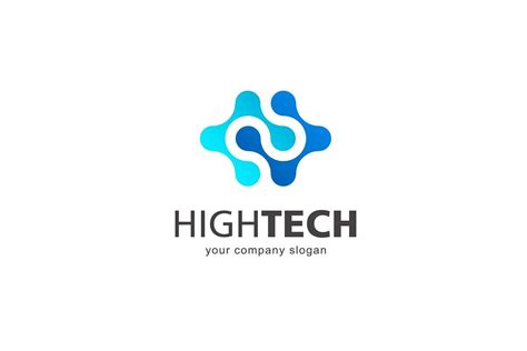 High Tech Logo | Logo design set, Data logo, Logo design