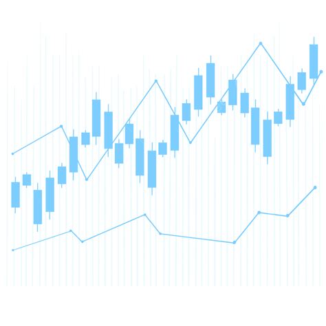 Stock Market Chart PNG Transparent, Stock K Line Chart Upward Trend Market Trading Blue Candle ...