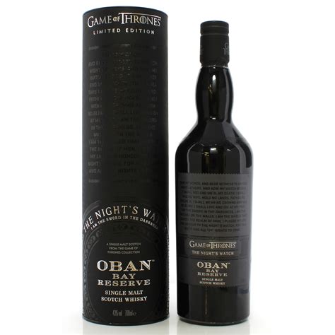 Oban Bay Reserve Game of Thrones - The Night's Watch Auction A32889 | The Whisky Shop Auctions