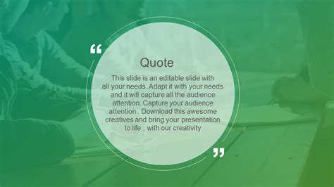 Quote PowerPoint Template and Google Slides Presentation