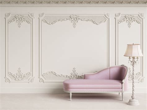 3D Molding Wallpaper Interior Wall With Cornice Wall Mural - Etsy UK