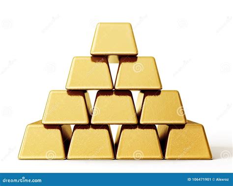 Gold bar stock illustration. Illustration of finance - 106471901