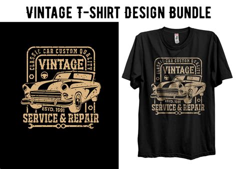 Vintage T-Shirt Design on Behance