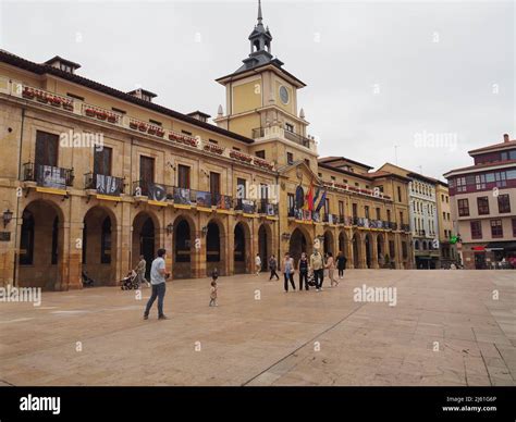 Oviedo, capital of Asturias, with a beautiful old town. Spain Stock Photo - Alamy