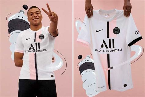 Kylian Mbappe unveils new PSG Nike away kit in tribute to Greater Paris ...