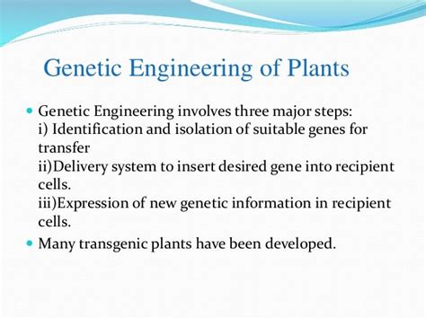 Applications of genomics in plants