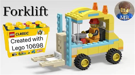 Building A Forklift Using Lego Classic 10698 DIY Instruction 10698 Lego ...