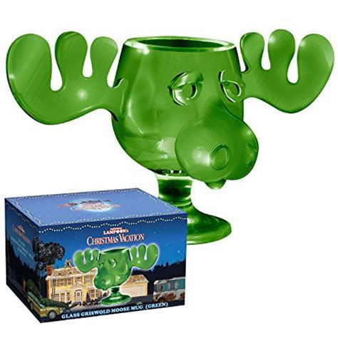 ICUP National Lampoons Christmas Vacation Griswold Green Glass Moose ...