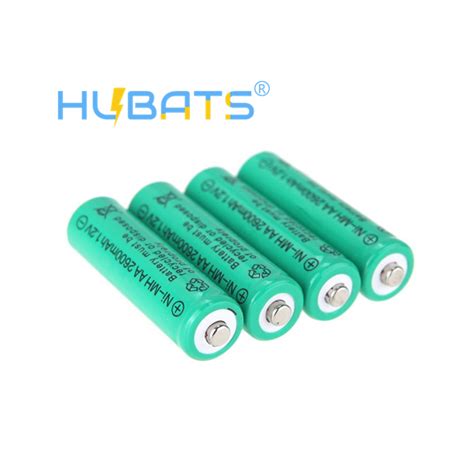 2600 mAh 1.2 V AA Rechargeable Ni-MH Battery,battery for Torch LED ...