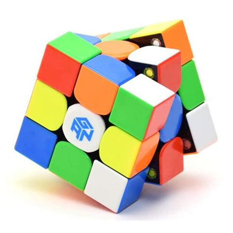 CuberSpeed Gan 3x3 Speed Cube stickerless Gans Magnetic M Speed Cube 3x3x3 Puzzle (GAN 354 M ...