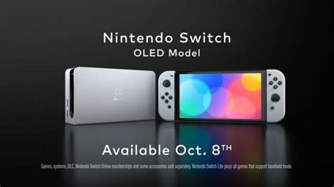 Nintendo Switch (OLED model), novo modelo do console, é anunciado para ...